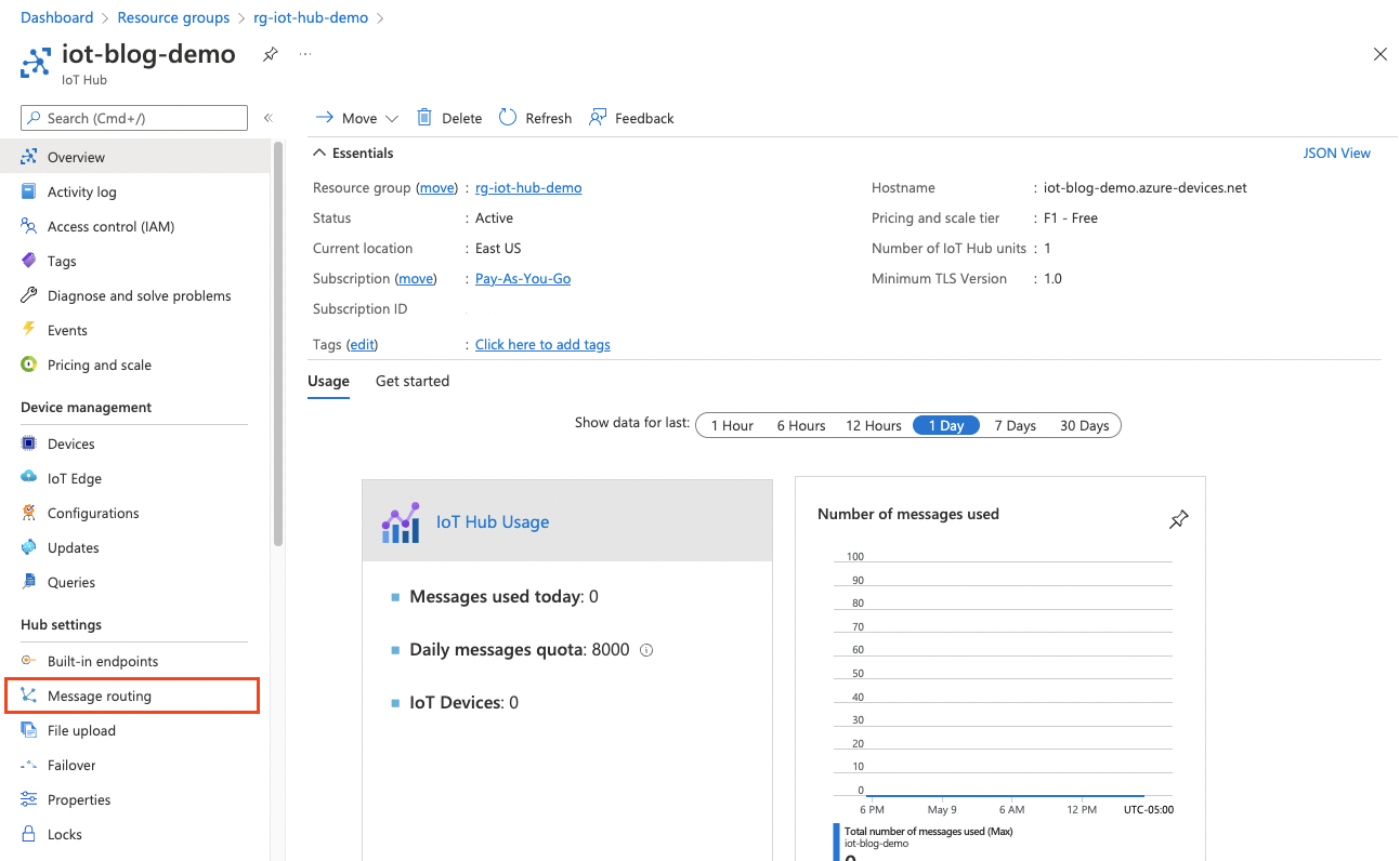 Click Message Routing