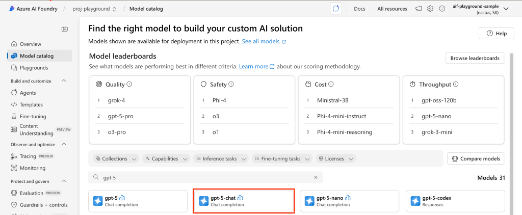 Getting Started with Azure AI Foundry Playgrounds – Dave McCollough